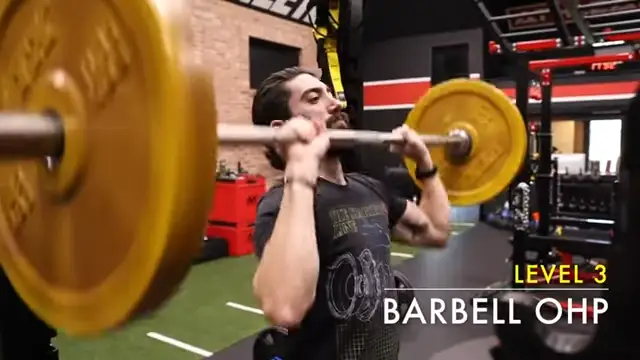 barbell overhead press
