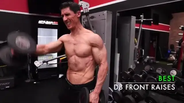 dumbbell front raises
