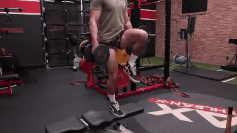 dumbbell step-ups