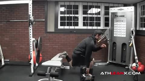 dumbbell bulgarian split squat hop