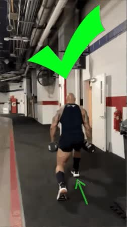wide stance walking lunges