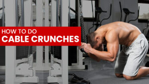 how to do cable crunches