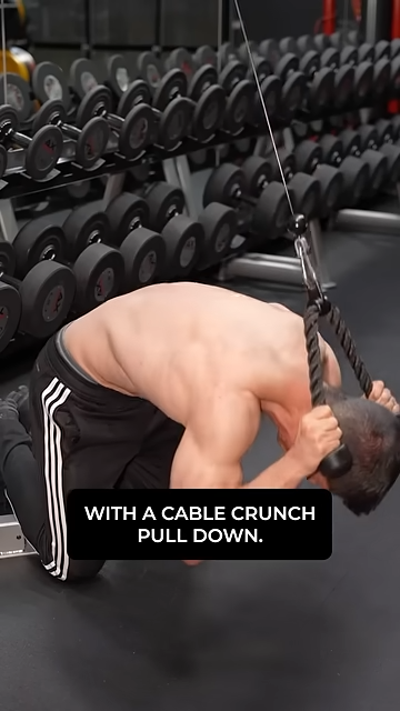 cable crunches