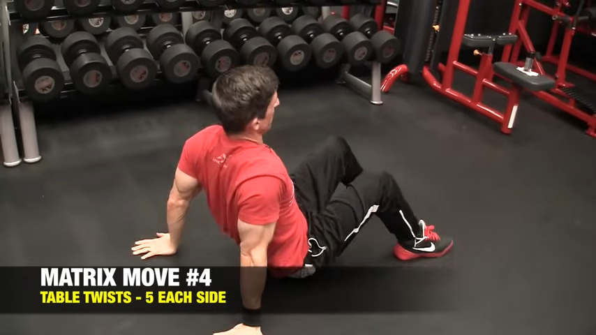 table twists exercise