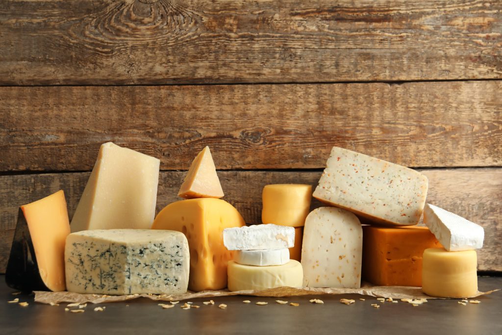 protein in cheese