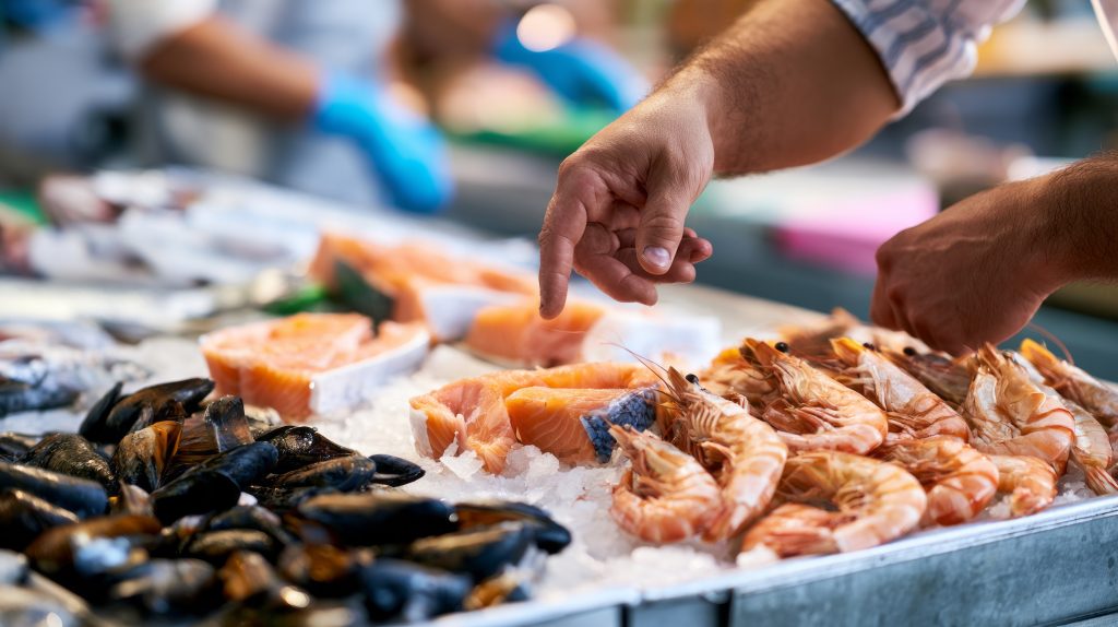 how to choose shrimp at the market or grocery store